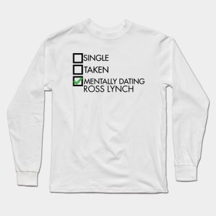 Mentally Dating Ross Lynch white Long Sleeve T-Shirt